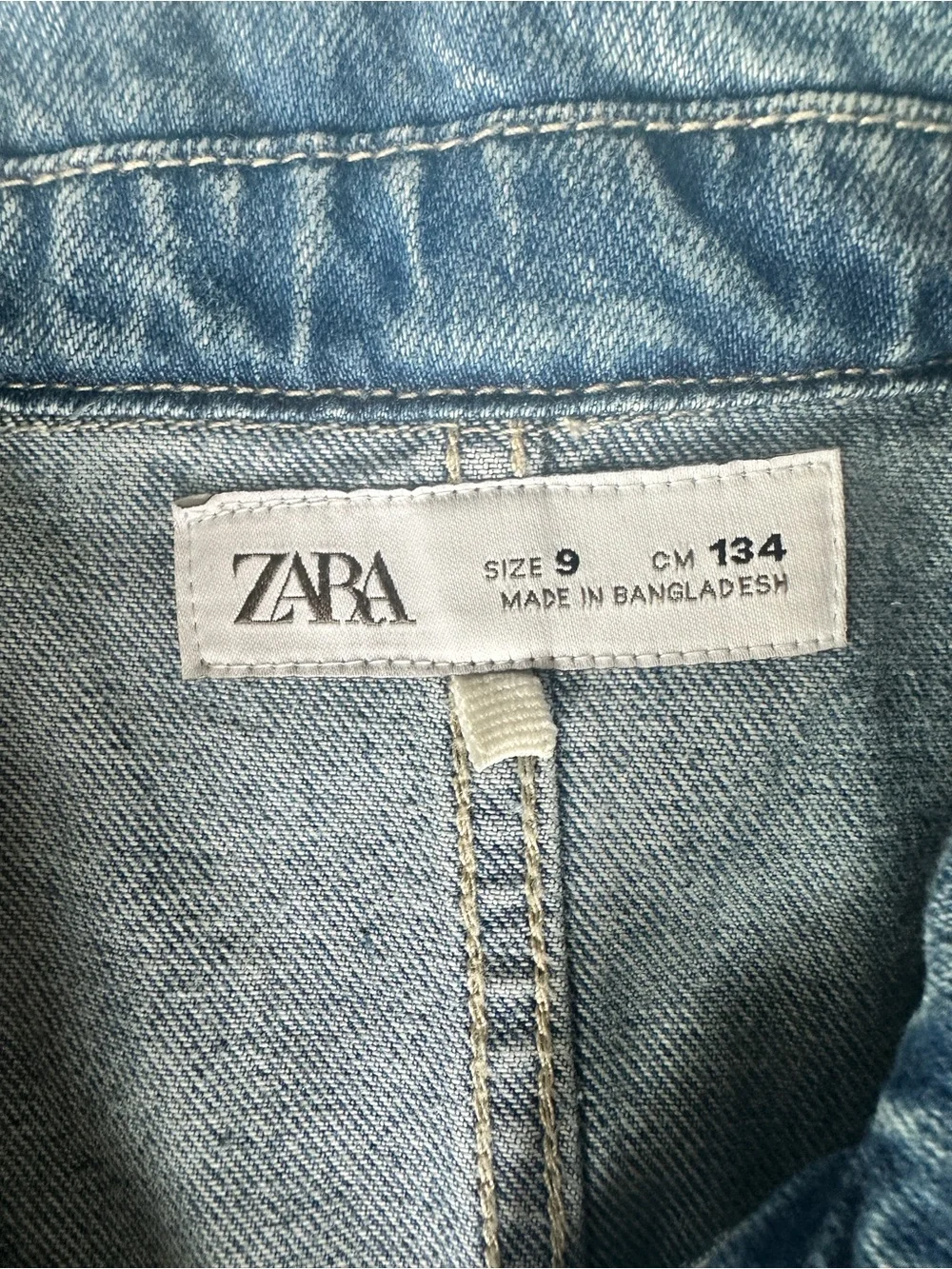 Zara Light Blue Denim Tie-Waist Short Romper